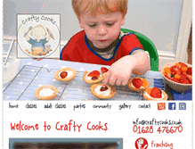 Tablet Screenshot of craftycooks.co.uk